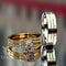 1.54ct Round Gold Two tone Gold Trio Wedding Set - 02US66